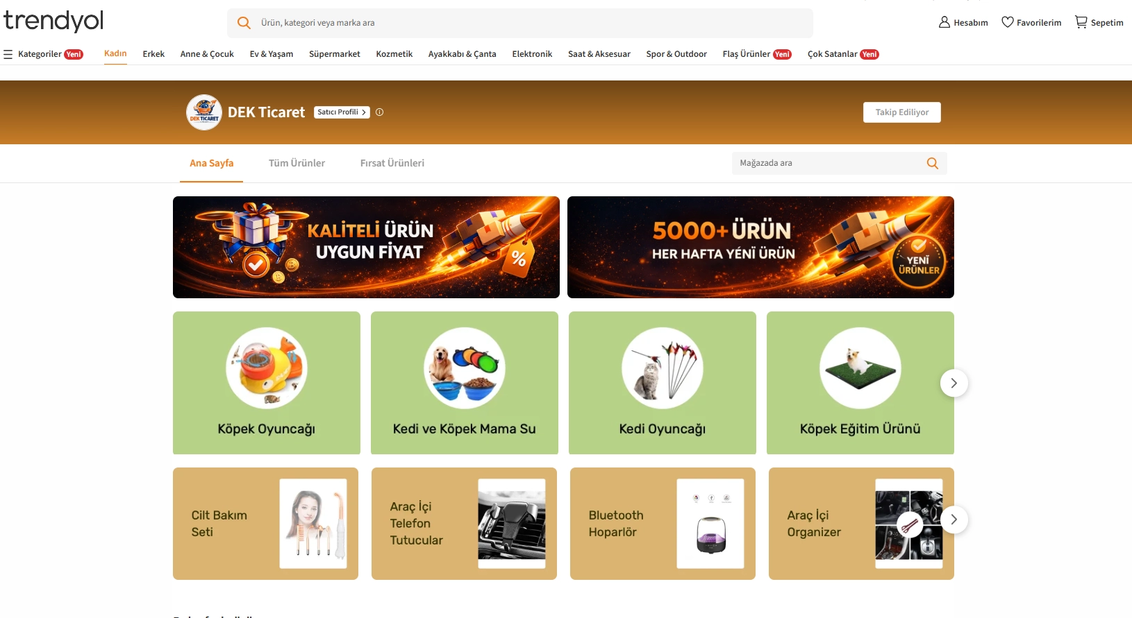Trendyol mağaza görseli